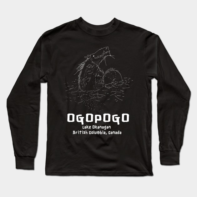 Ogopogo Long Sleeve T-Shirt by ArtEnceladus